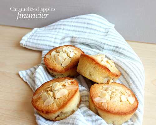 Caramelized apples financiers
