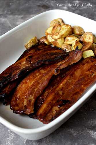 Caramelized pork belly