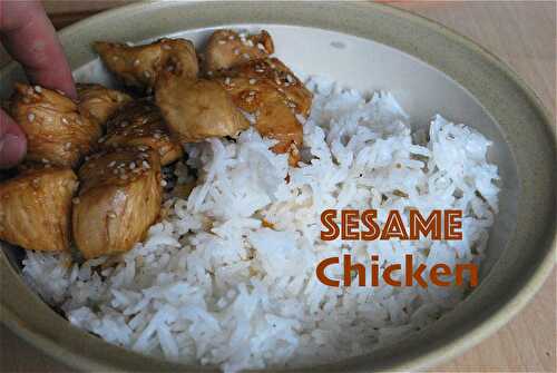 Easy 4 ingredients sesame chicken