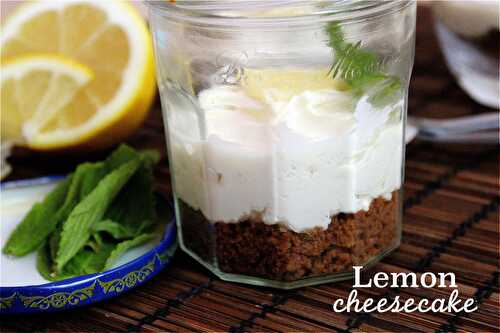 Easy and creamy lemon cheesecake