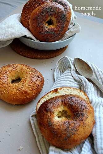 Homemade bagels