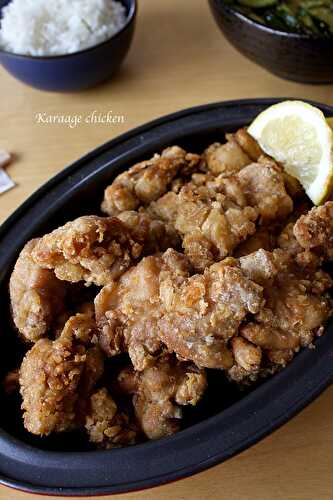 Karaage chicken, Japanese fried chicken