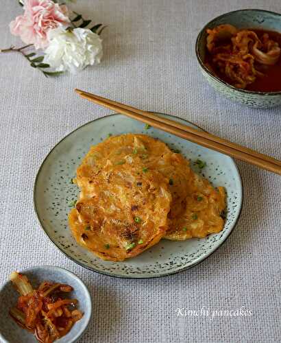 Kimchijeon, korean kimchi pancakes