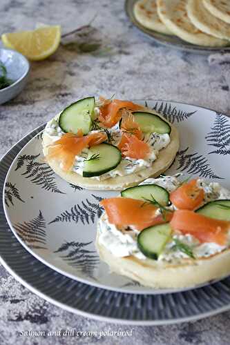Salmon and dill cream polarbröd