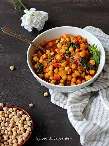 Spiced chickpea stew