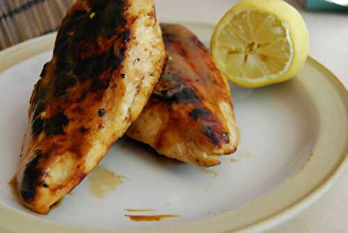Summery mustard and honey grilled chicken