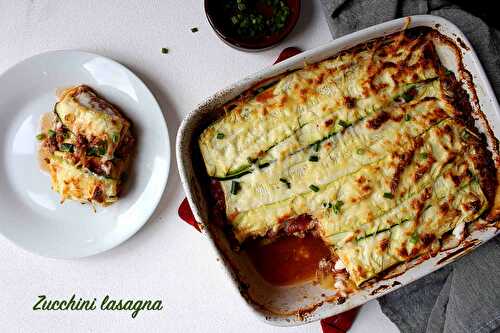 Zucchini lasagna (low carb)