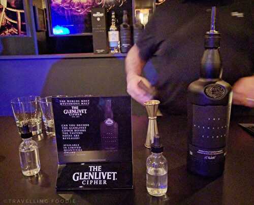 The Glenlivet Cipher Tasting at SpiritHouse Toronto - Travelling Foodie