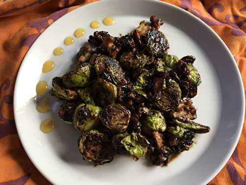 Honey-Balsamic Glazed Brussels Sprouts