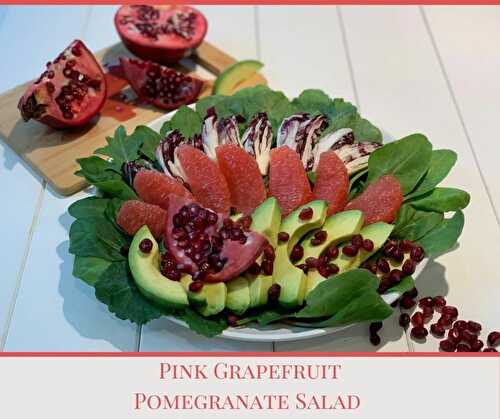Pink Grapefruit Pomegranate Salad