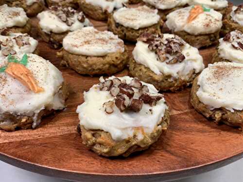 Carrot Cake Cookies with Mascarpone Frosting