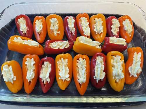 Ricotta & Feta Pepper Poppers