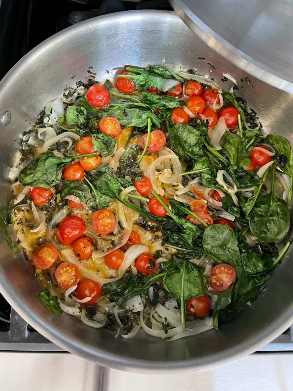 Spinach & Tomato Topper