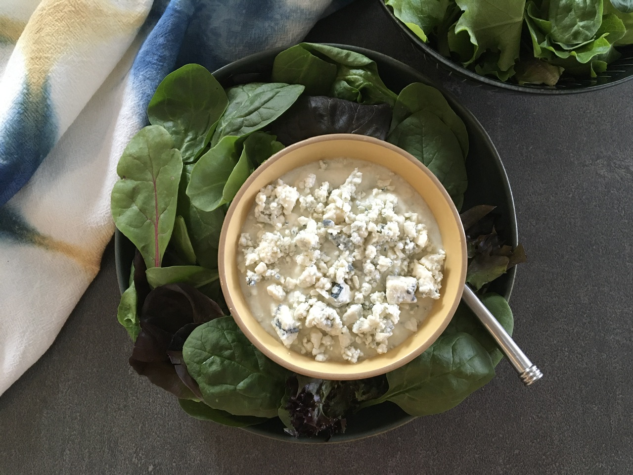 Greek Yogurt Blue Cheese Ranch Dressing