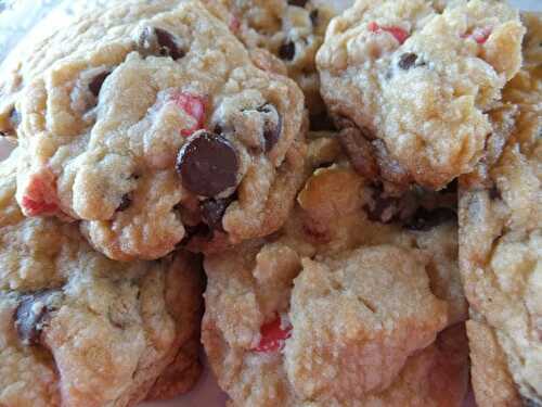 Cherry Garcia Cookies or Chocolate and Cherry Chips Cookies