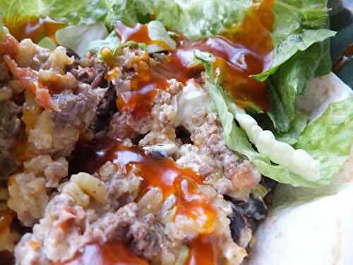 Taco Salad in Baked Tortilla Bowl