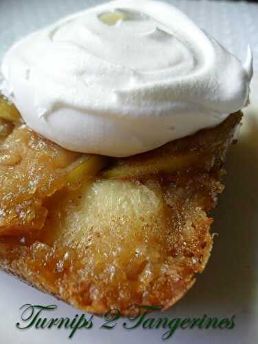 Apple Kuchen with Cream Cheese Topping