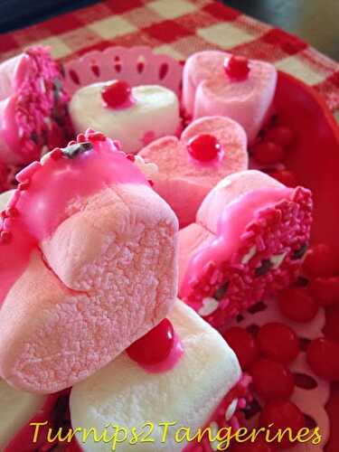 White Chocolate Dipped CupidMallows