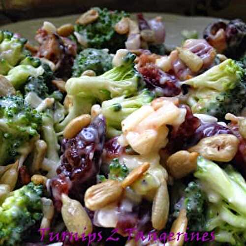 Broccoli Bacon Cherry Salad