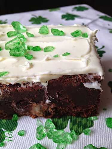 Peppermint Patty Fudge Brownies