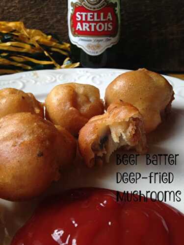 Beer Battered Deep Fried Mushrooms