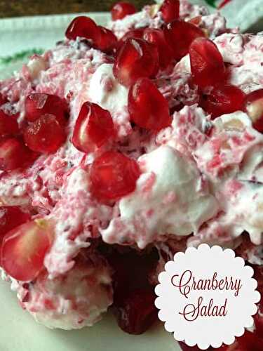 Cranberry Pomegranate Salad
