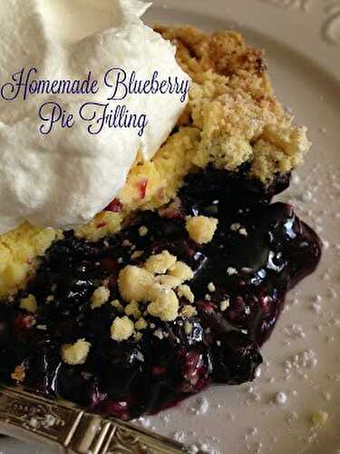 Blueberry Pie Filling (makes 1 quart)
