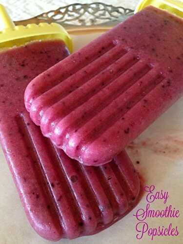 Easy Smoothie Popsicle