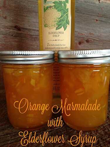 Orange Elderflower Marmalade