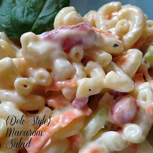 Deli-Style Macaroni Salad