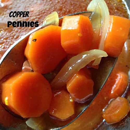 Copper Pennies or Sweet and Sour Carrot Salad