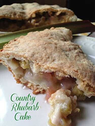 Country Rhubarb Cake