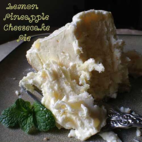 Lemon Pineapple Icebox Pie