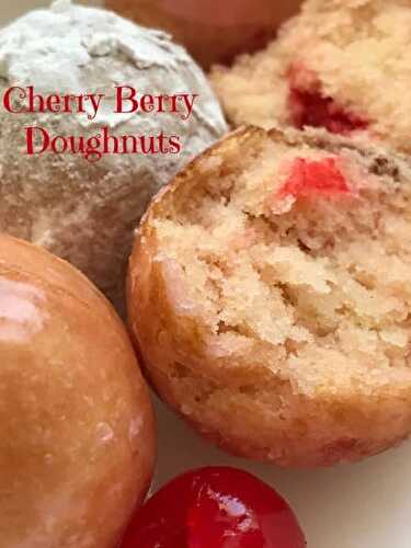 Cherry Berry Doughnut Holes