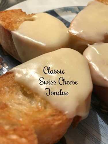 Classic Swiss Cheese Fondue