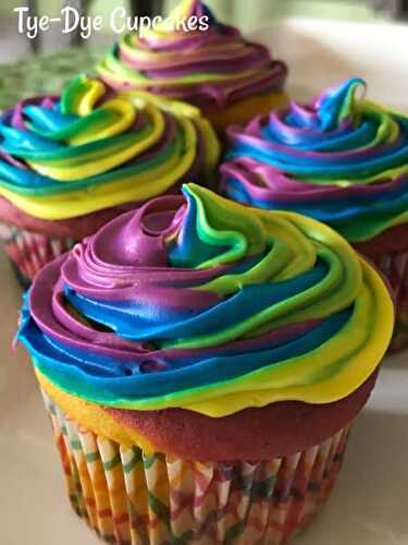 Tye Dye Cupcakes