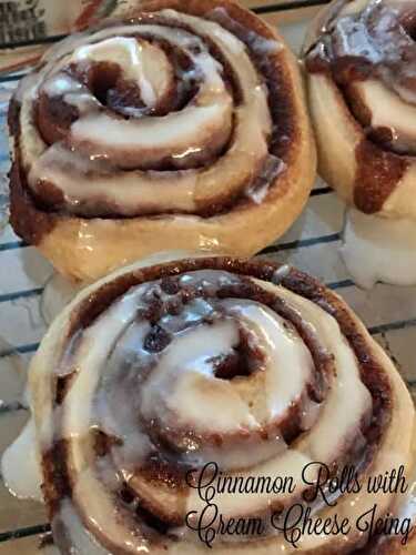 Cinnamon with Cream Cheese Frosting
