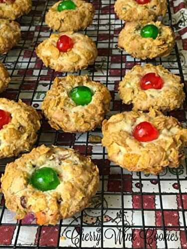 Cherry Winks Cookies