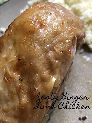 Zesty Ginger Lime Chicken Breasts