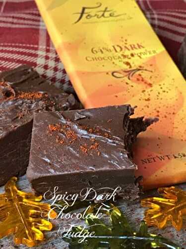 Spicy Dark Chocolate Fudge