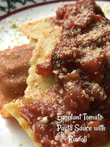 Eggplant Tomato Pasta Sauce