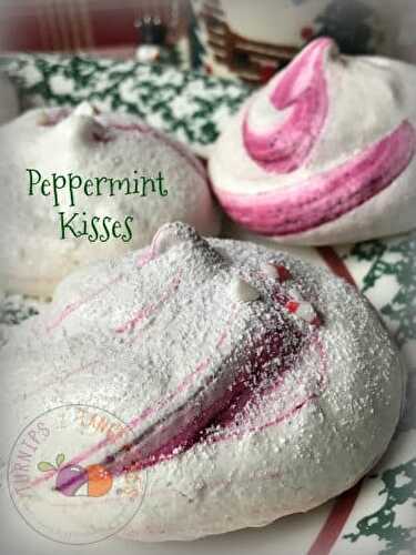 Peppermint Meringue Cookies