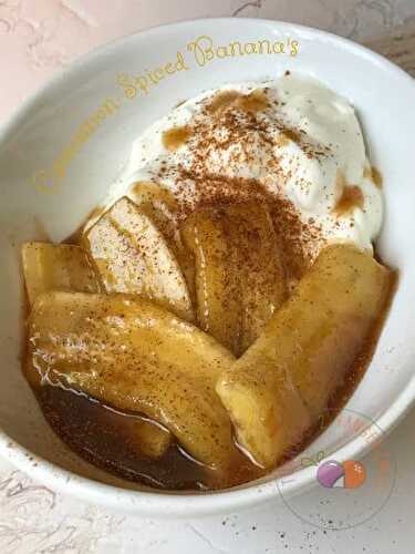 Cinnamon Spiced Bananas