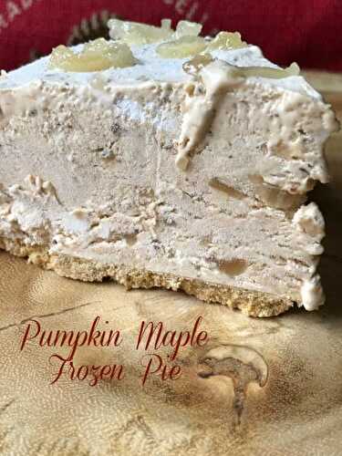 Pumpkin Maple Frozen Pie