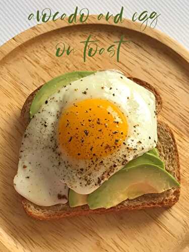 Avocado and Egg on Toast