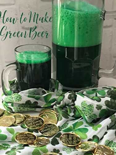 How to Make Green Beer