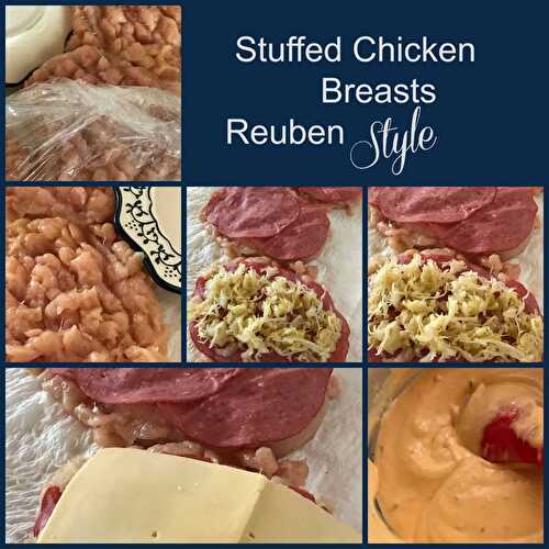 Stuffed Chicken Breasts Reuben Style