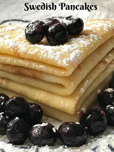 Swedish Pancakes with Fresh Fruit