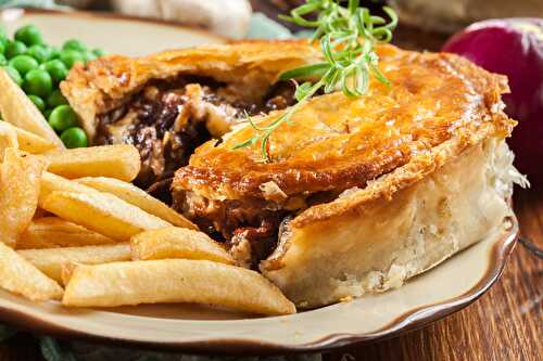 Beef Pie with Puff Pastry | Individual Puff Pastry Beef Pie Recipe