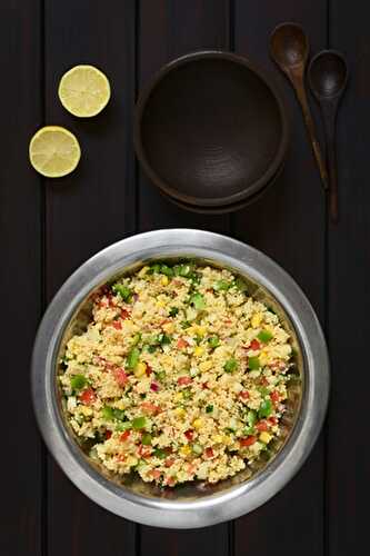 Couscous Salad with Parsley and Lime | Best Side Dish with Couscous